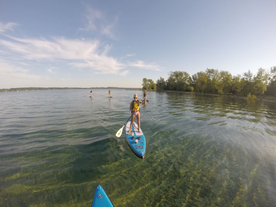 We run a company that provides guided paddleboard tours and lessons. Let us know when you book if you're interested in a tour!