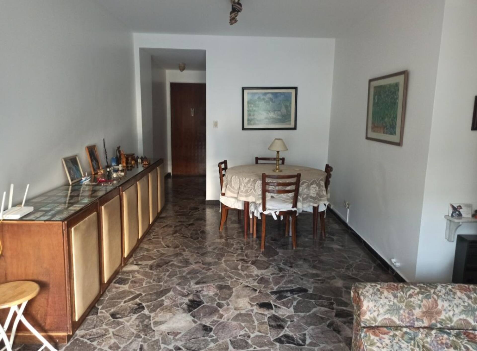 Habitación en departamento con balcón en Villa Crespo