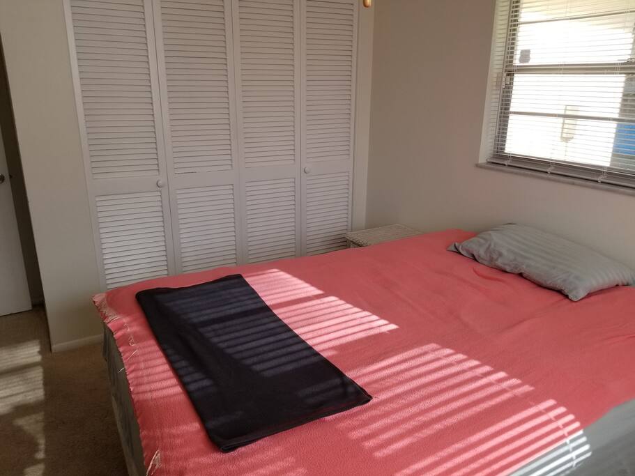 View of the bedroom from the corner