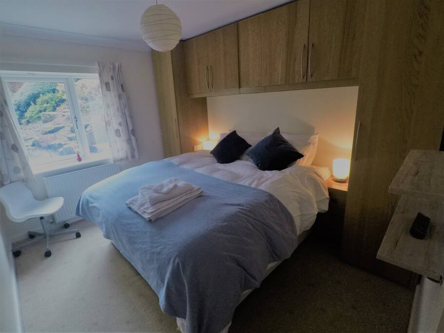 Super king size bed.