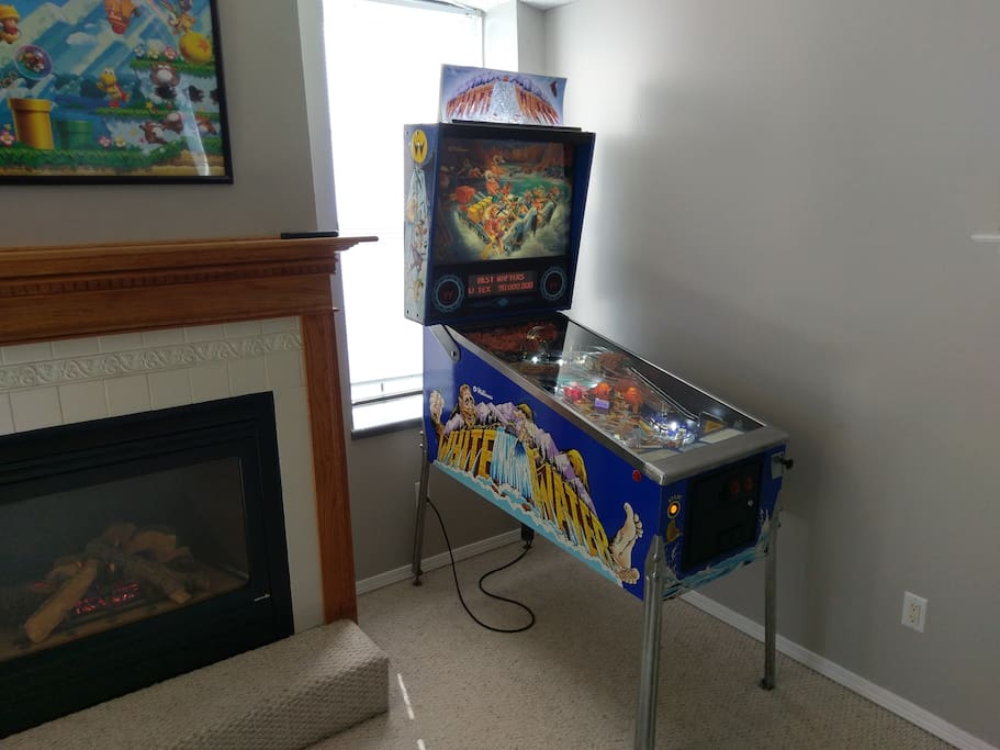Pinball comes loaded with credits, then 25 cents per play