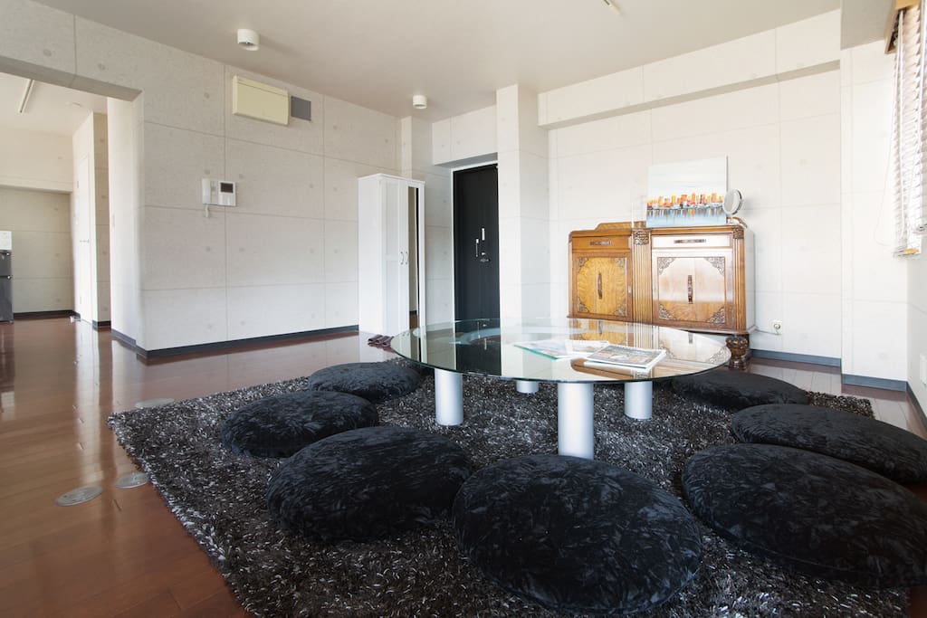 Enjoy some quality time at the modern low table