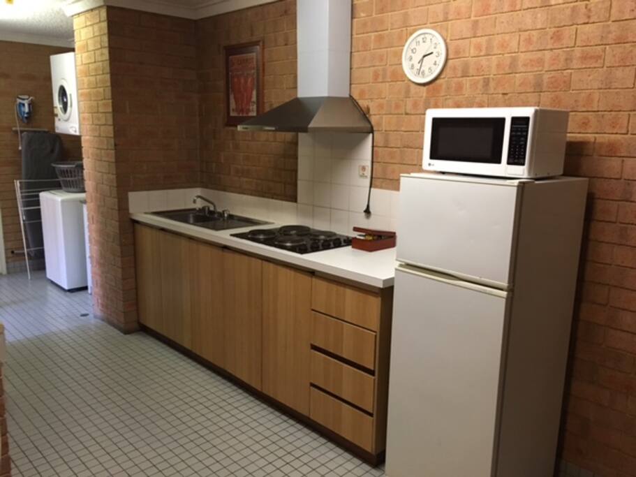 Kitchen and laundry
