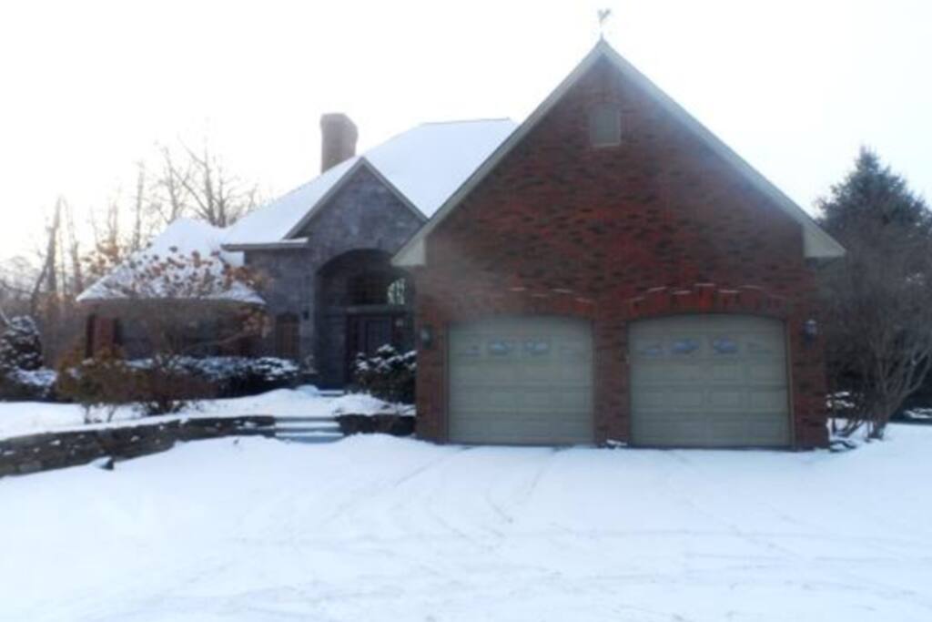 Front winter view