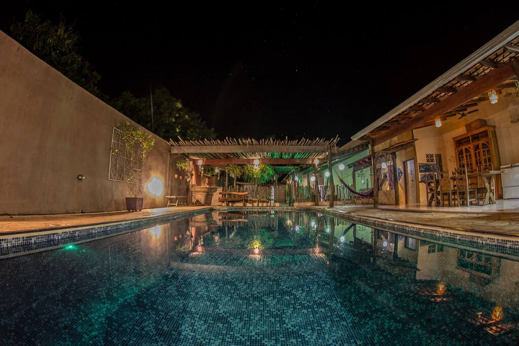 Piscina com LED