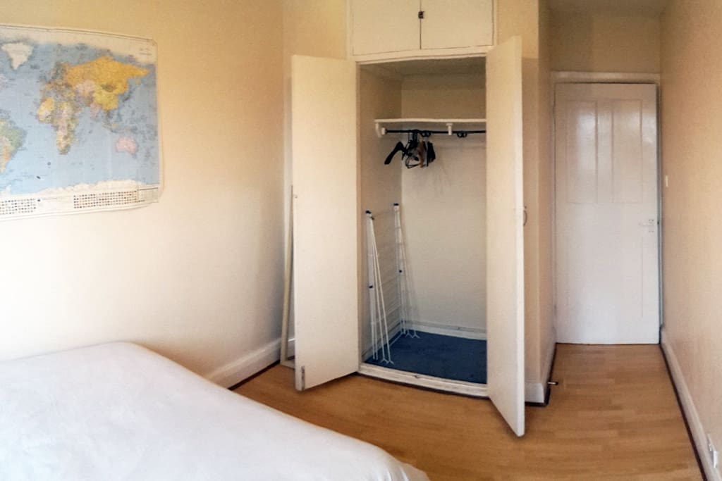 Your room and the laaaarge closet where you can store easily all your stuff