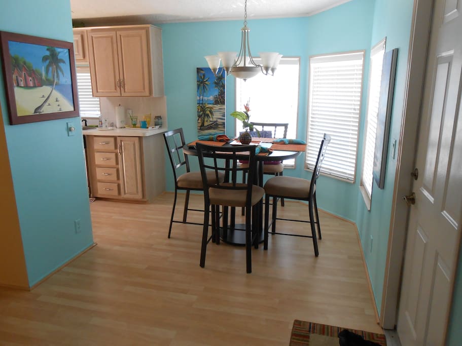 Dining room area close to the kitchen and living room