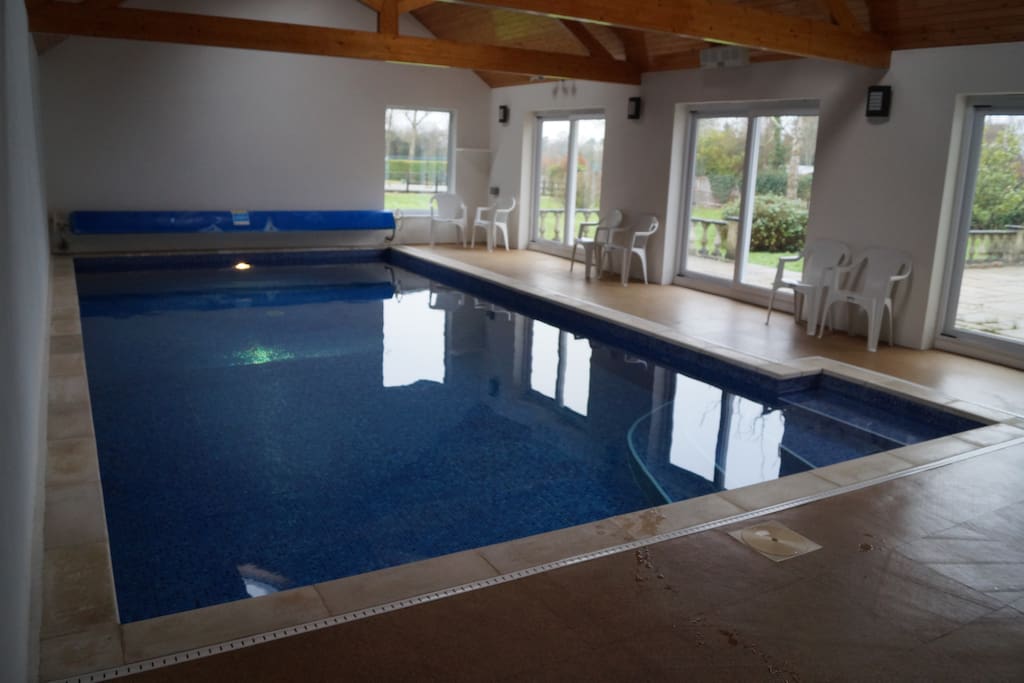 Indoor heated swimming pool