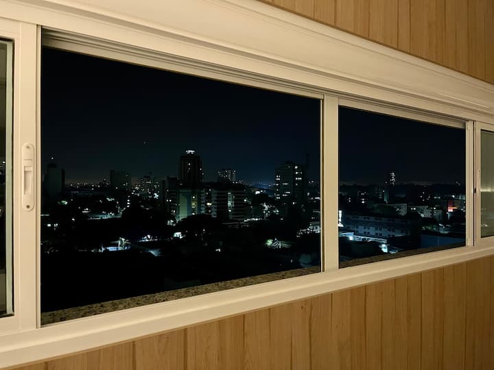 Glavni apartman - pogled s prozora apartmana u središtu Foz do Iguaçu/PR.