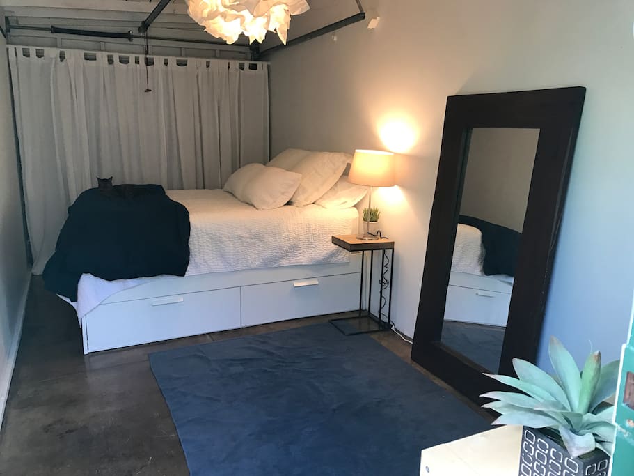 Queen Bed with new mattress