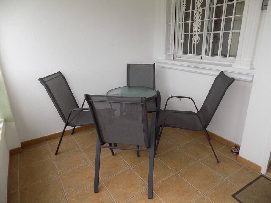 Front terrace