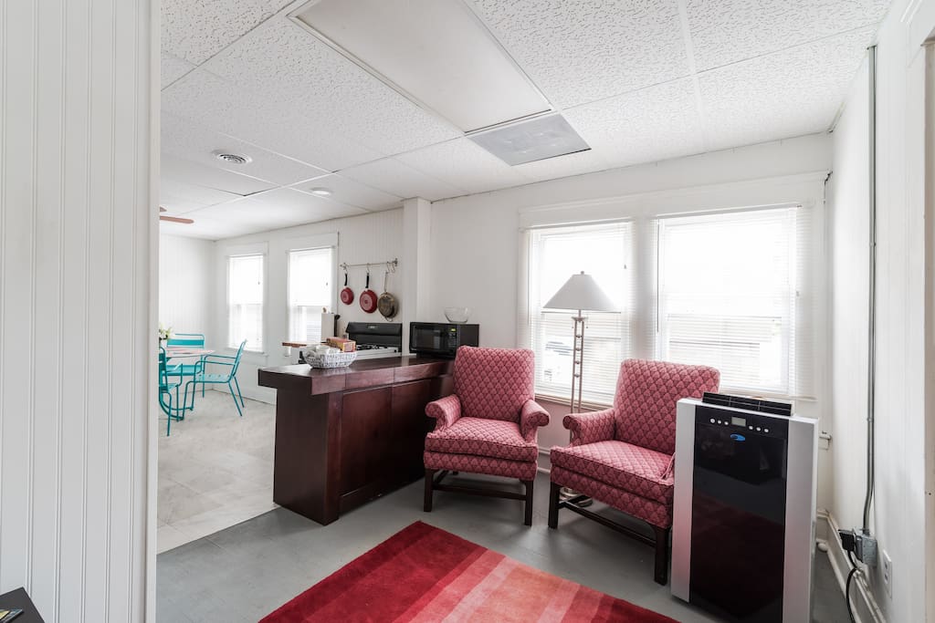 Sitting Room with A/C unit