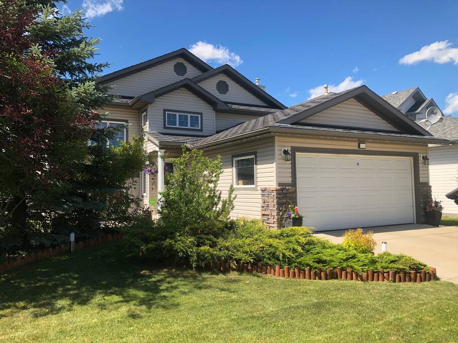 Our home in the summer