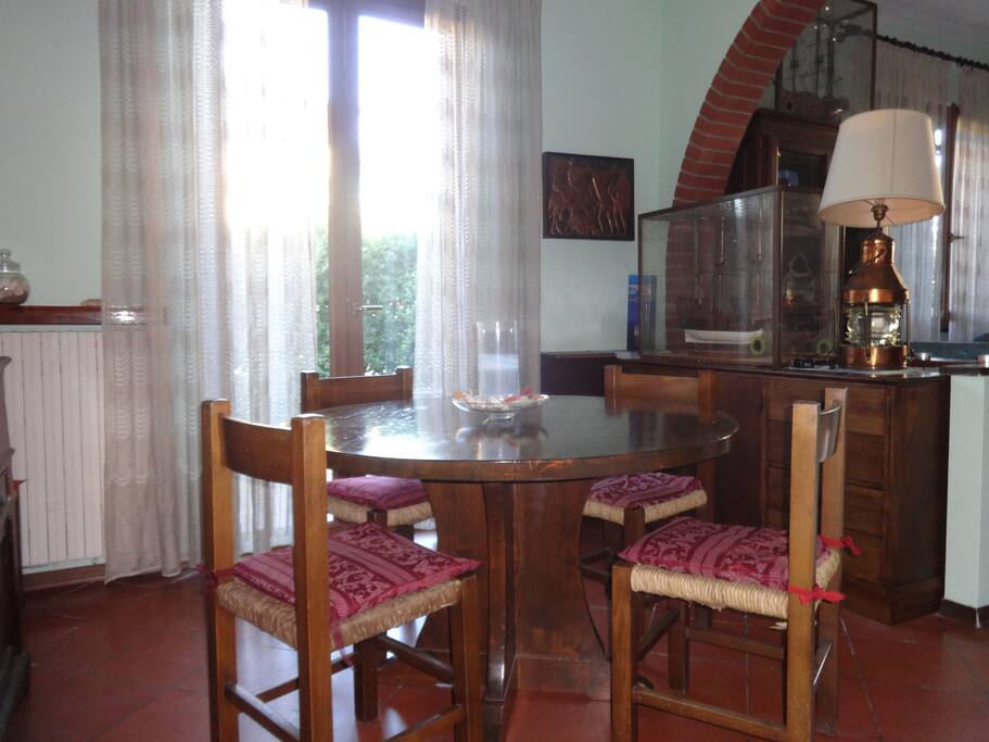 il soggiorno per pranzare