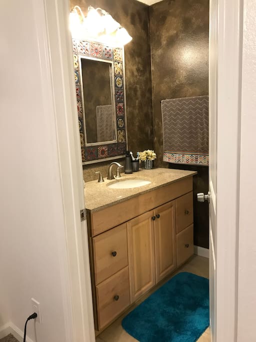 Private powder room