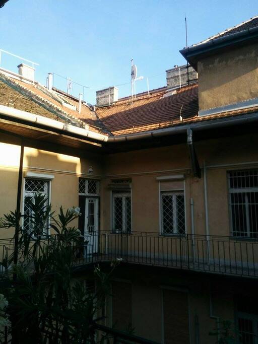 View from the front door of the flat