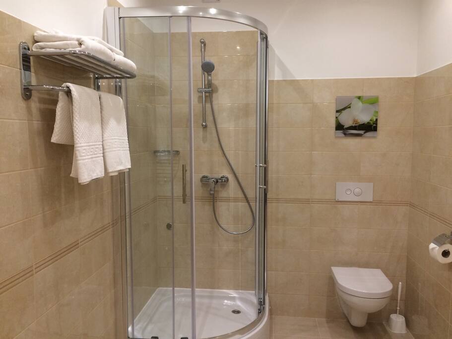 Spacious bathroom