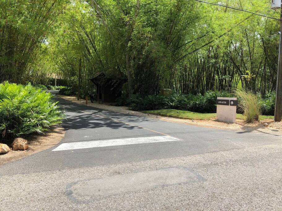 Entrance to Los Altos and Security Post