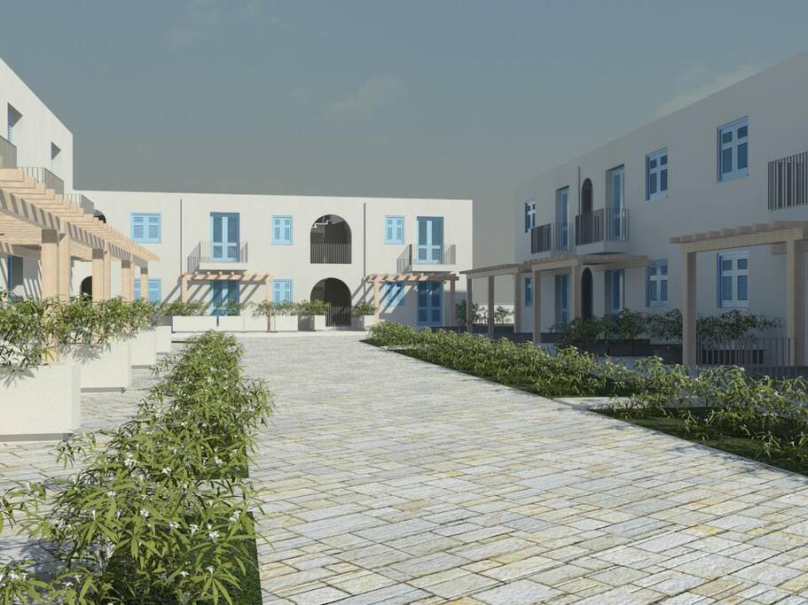 The Residence from the outside