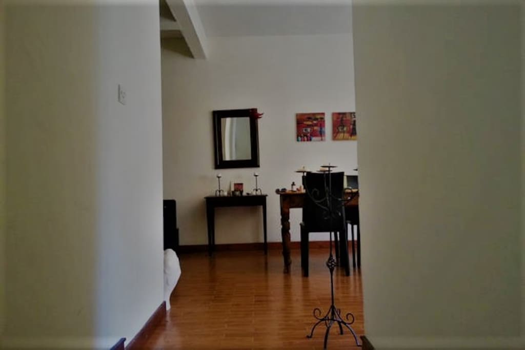 The view as you enter the flat