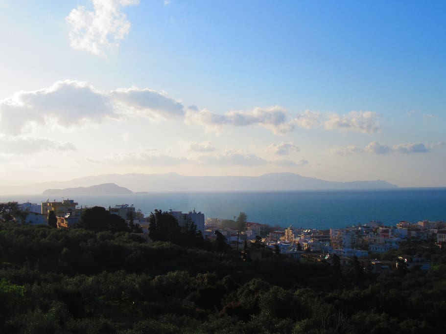view from balcony