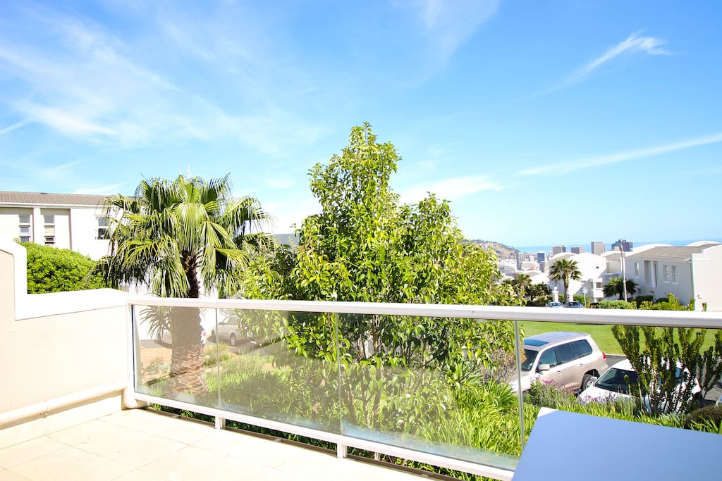Spacious balcony off the lounge with great views