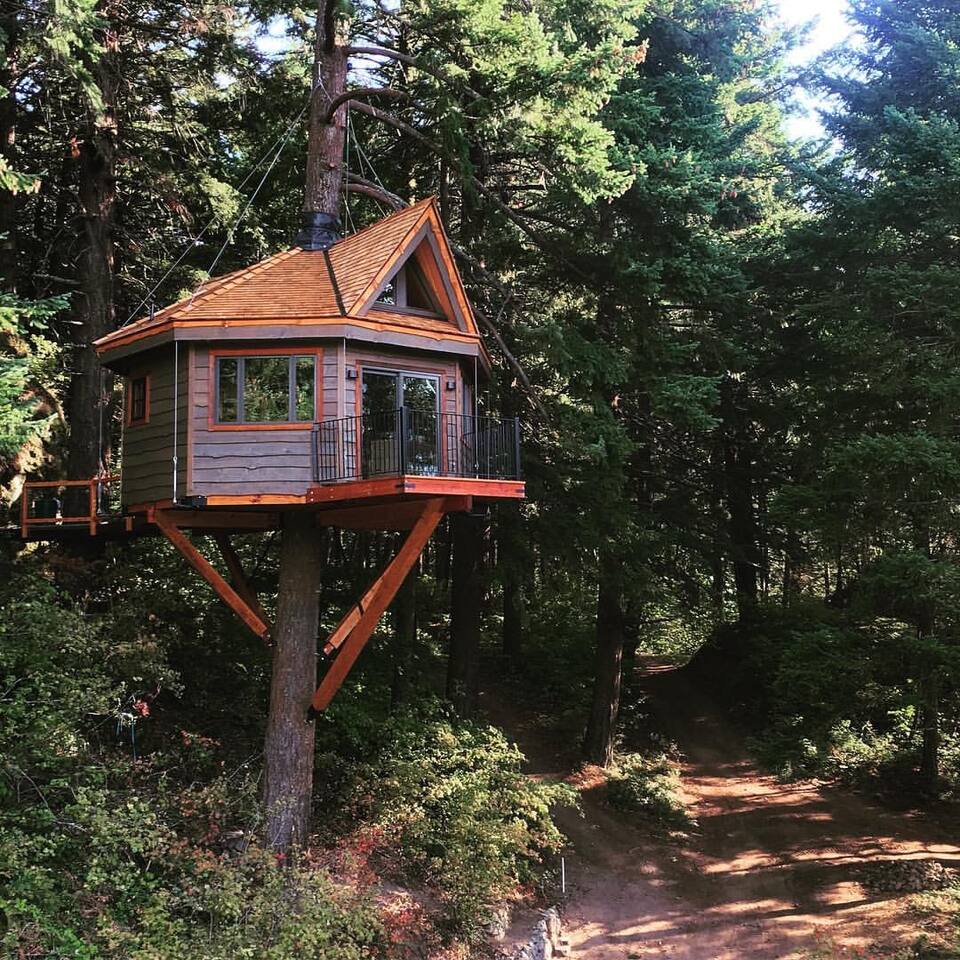 Treehouse In The Columbia River Gorge Treehouses For Rent In