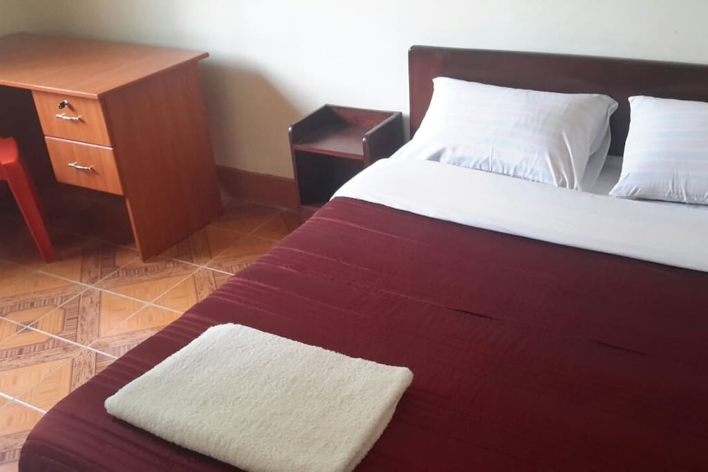 Standard double room.