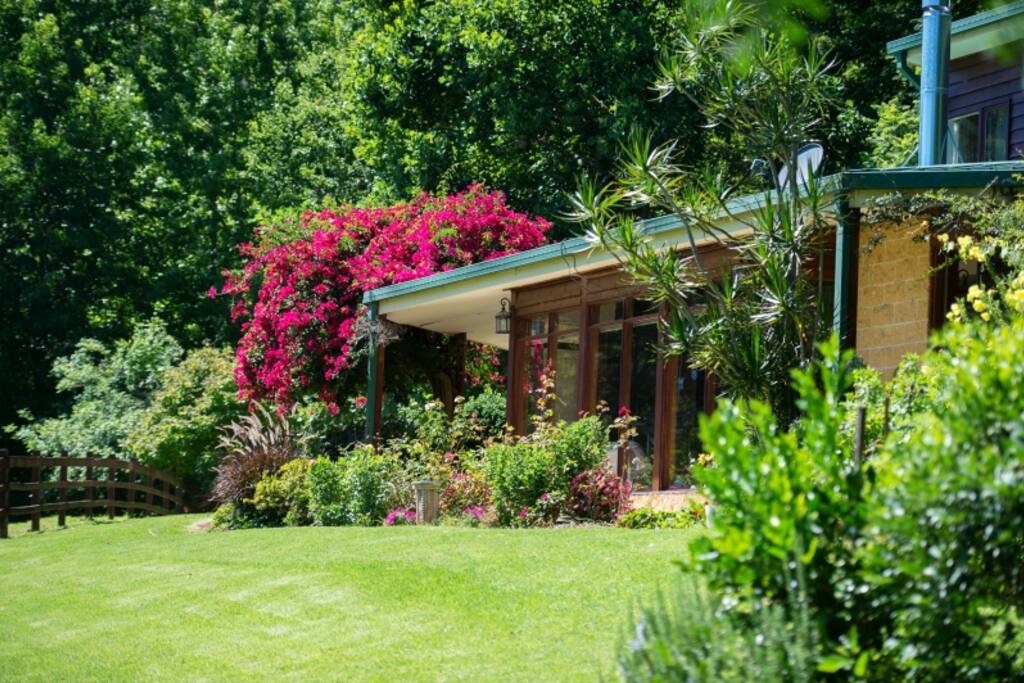 Beautiful established gardens