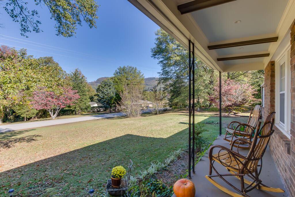 Overlooking Paris Mountain from the front porch