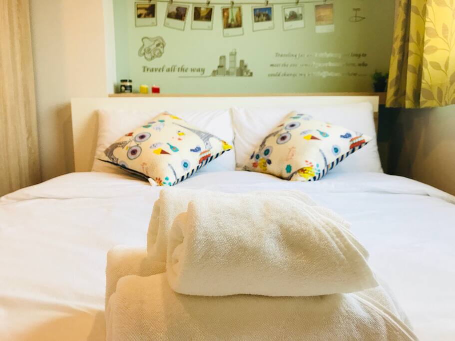 Clean and homey bedroom