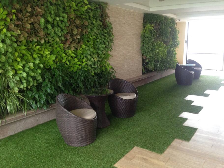Lobby Area in the condo