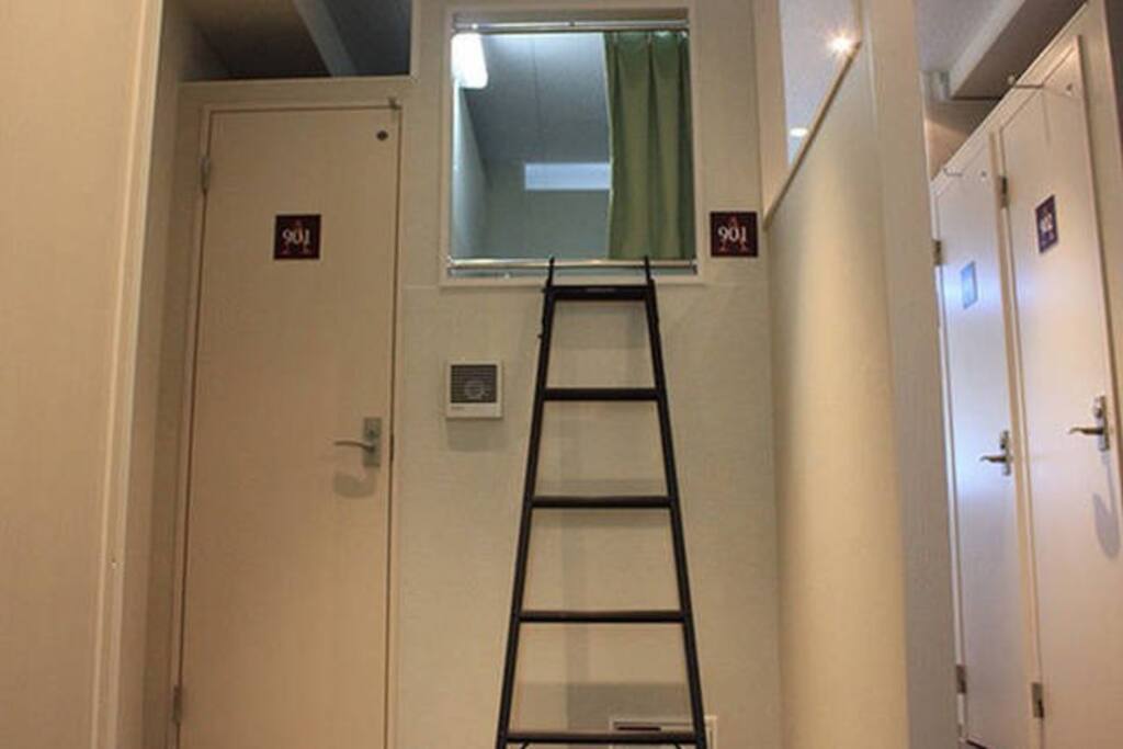This is the standard sleeping space (room) and locker space. 3