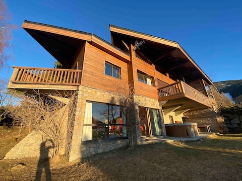 Chalet in small family resort