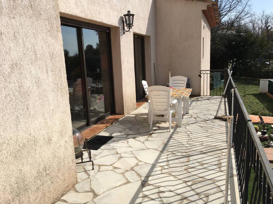 Terrasse plein sud