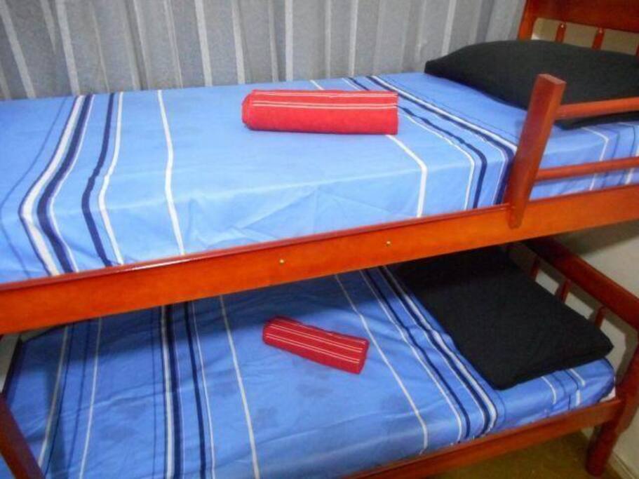 shared room with 6 beds