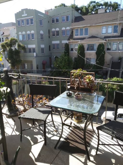 Sunny balcony
