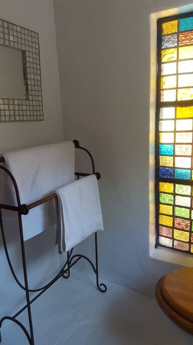 Section of the bathroom.