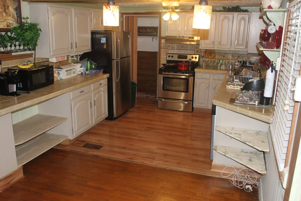 Full open space kitchen