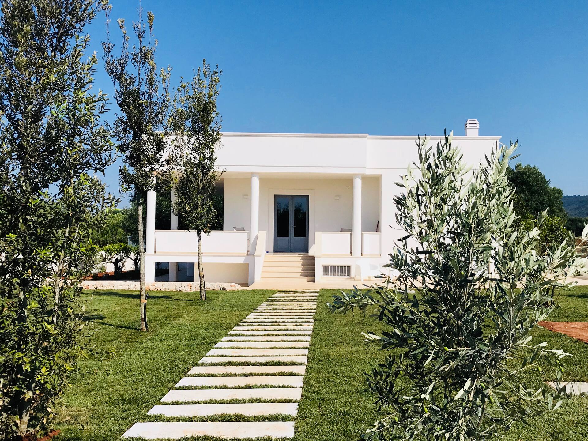 Villa in Apulië met uitzicht op zee in een prachtig landschap