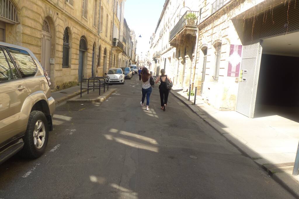 En rentrant à l'appt depuis les quais