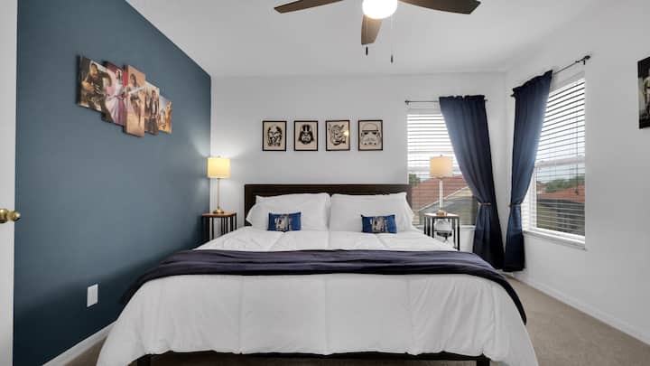 Chambre king size sur le thème de Star Wars