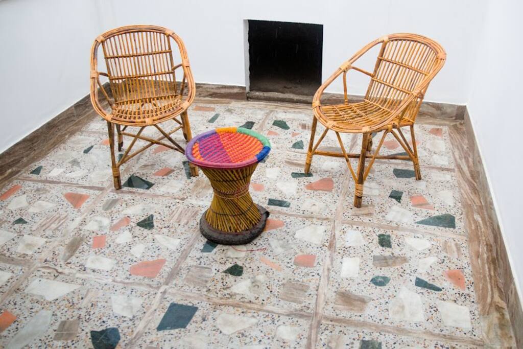 Hang out place on the terrace.