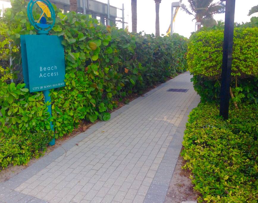 One of three Beach access locations across the street!