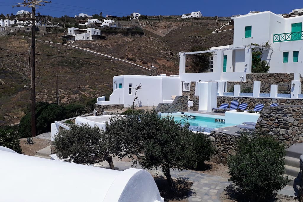 The Antonini's Village complex consists of eight independent apartments and studios. Antonini’s Village has a new shared swimming pool, open air shower, sunbeds and beach towels for all guests in our apartments.