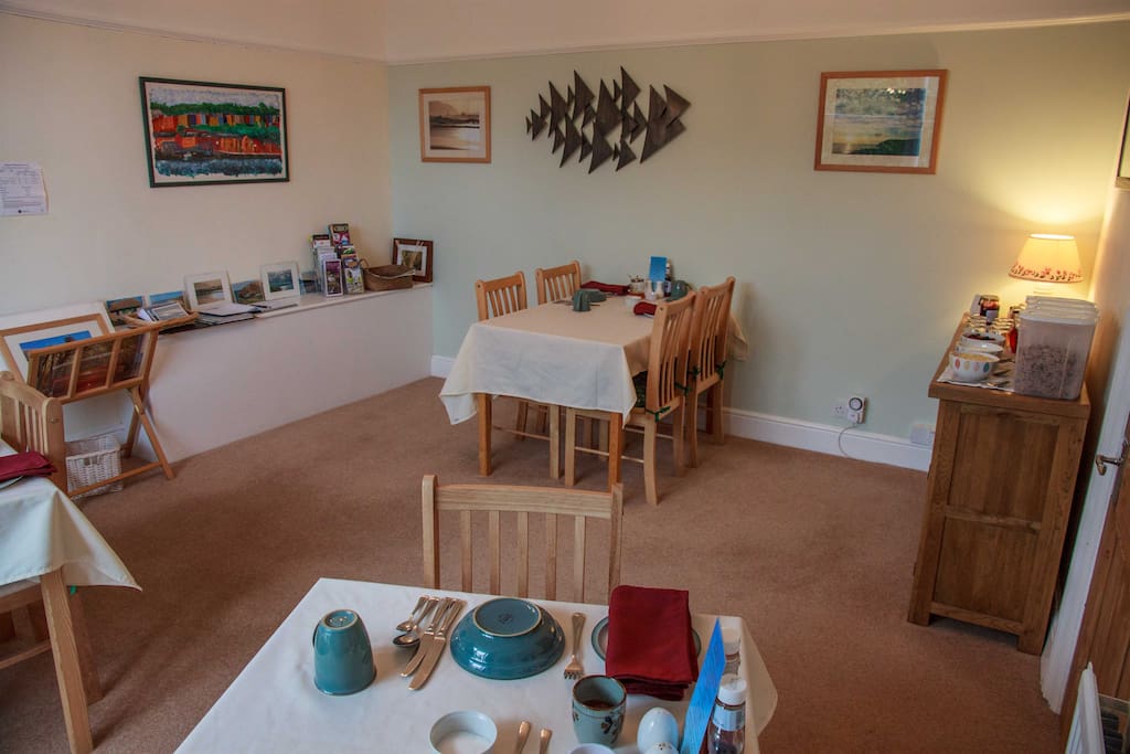 The dining room
