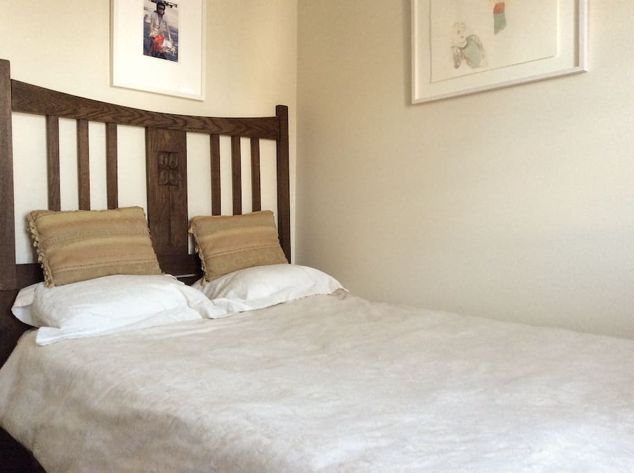 Double bed in second bedroom