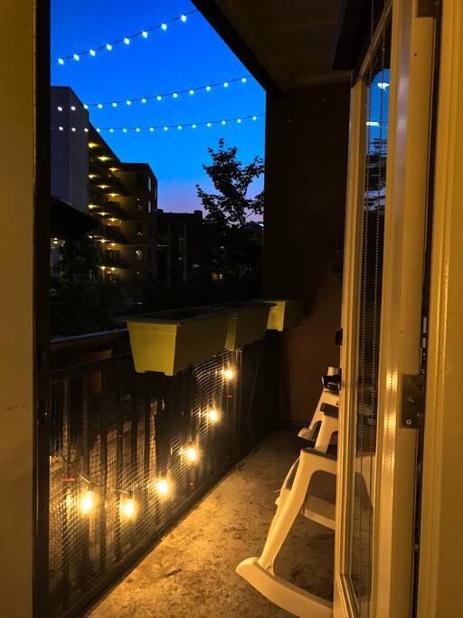 patio / back entrance
