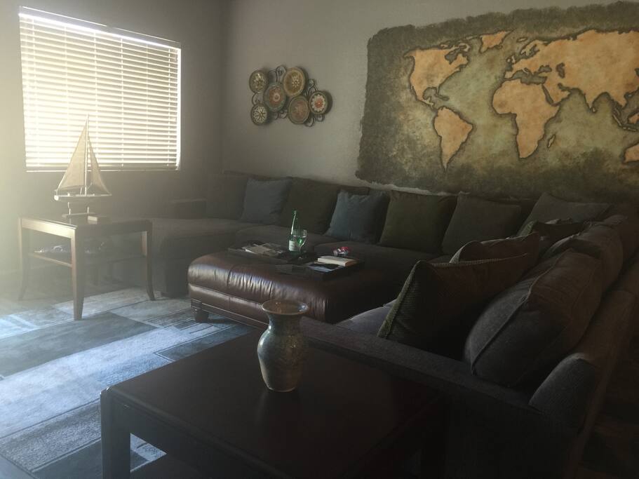 Cozy seating area