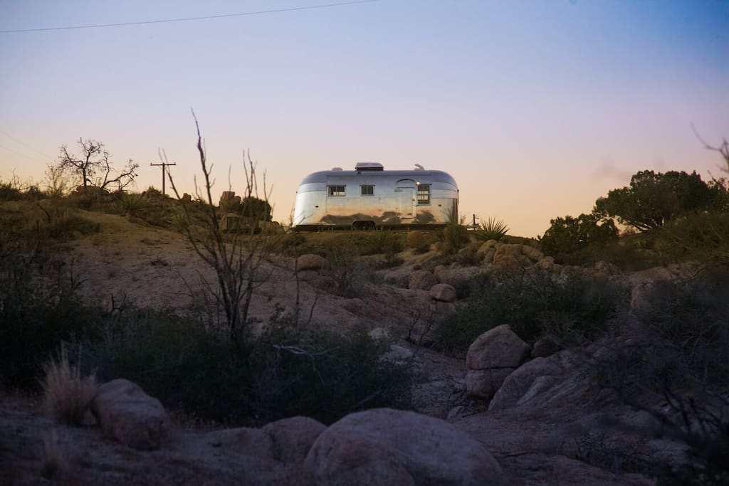 Entry view of first Airstream